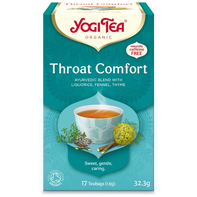 Yogi Tea Throat Comfort KRAV 17 påsar