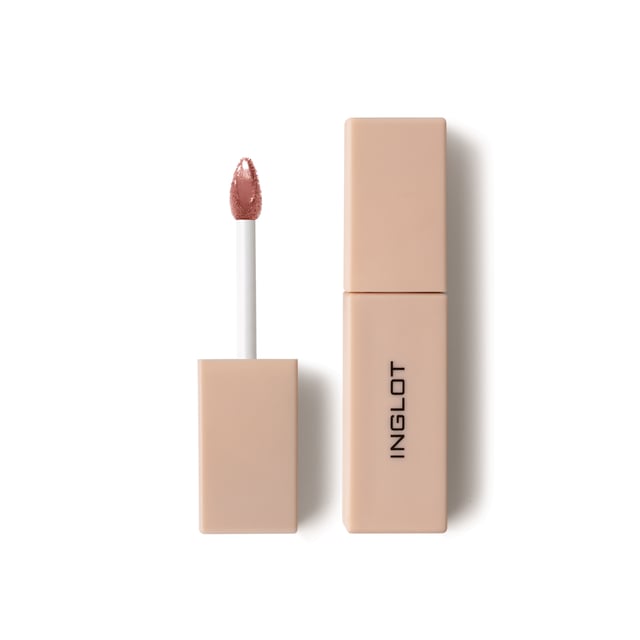 INGLOT Glazed Lips Liquid Lipstick SPF 50+ Pink Meringue 91