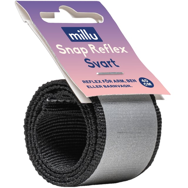 Millu Snapreflex Svart 1 st