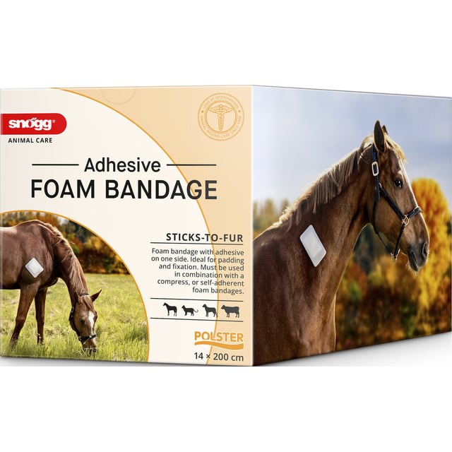 Snögg Animal Foam Bandage Adhesive 14 cm x 2 m