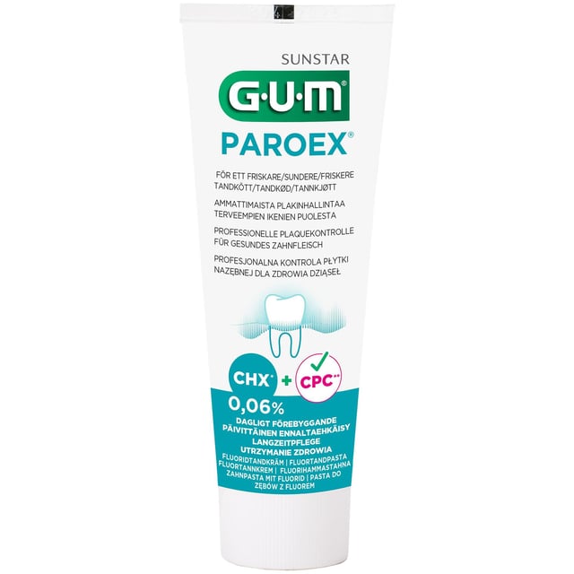 GUM Paroex fluoridtandkräm 0,06% 75 ml