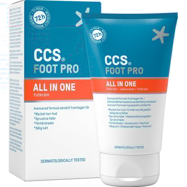 CCS Foot Pro All In One 5-i-1 Fotkräm 100 ml