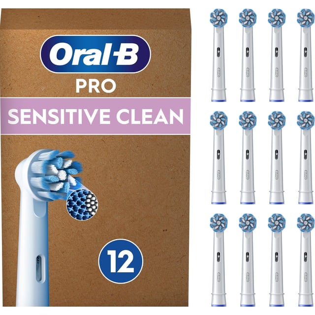 Oral-B Pro Sensitive Clean tandborsthuvuden 12 st