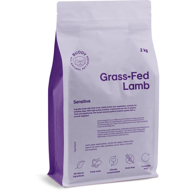 Buddy Pet Foods Grass-Fed Lamb 2 kg