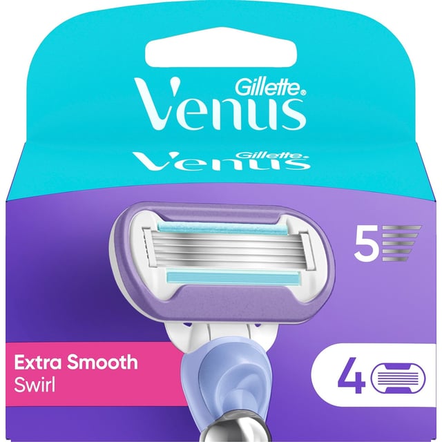 Gillette Venus Extra Smooth Swirl Rakblad 4 st