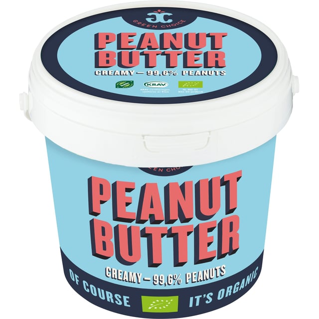 Green Choice Jordnötssmör Creamy Eko Krav 1000 g