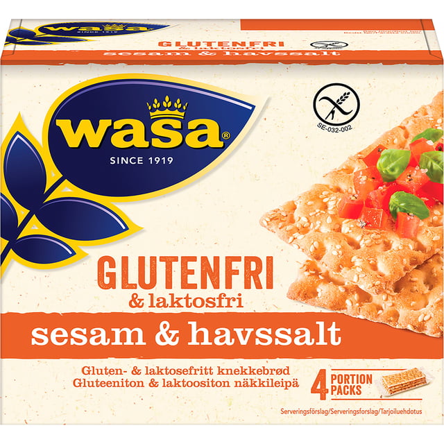 Wasa Glutenfri Sesam & Havssalt 240 g