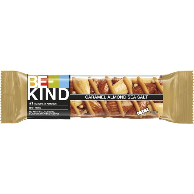 BE-KIND Caramel Almond Sea Salt 40 g