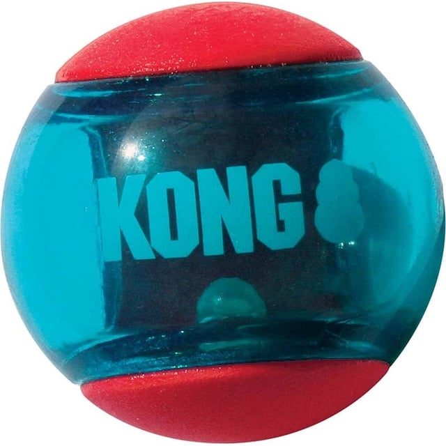 KONG Squeezz Actionball Red S 3 st 5 cm