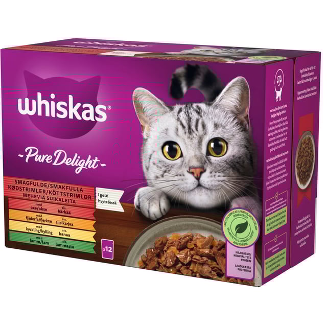 Whiskas 1+ Pure Delight Gele 12 st