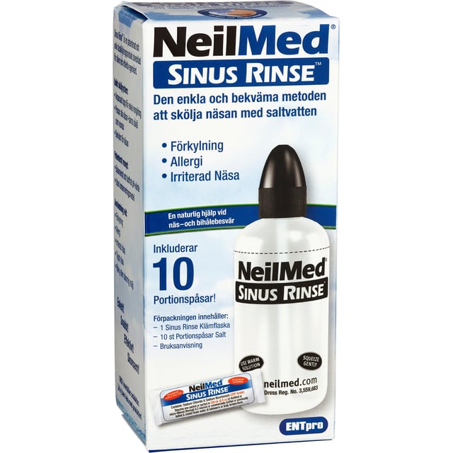 NeilMed Sinus Rinse Nässköljare & Portionspåsar 10 st