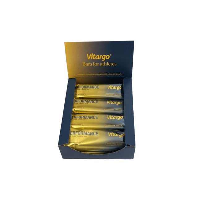 Vitargo Performance Bar Rhubarb & Vanilla 55 g 12 st/box