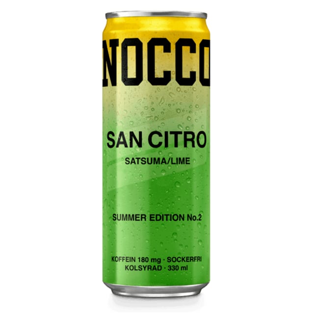 Nocco Summer Limited Edition Satsuma/Lime 330ml