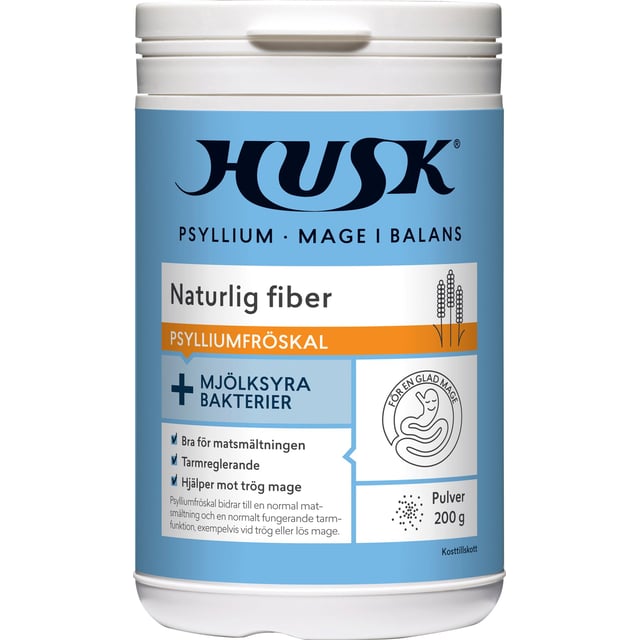 Husk Mage I Balans Naturlig Fiber + Mjölksyrabakterier 200 g
