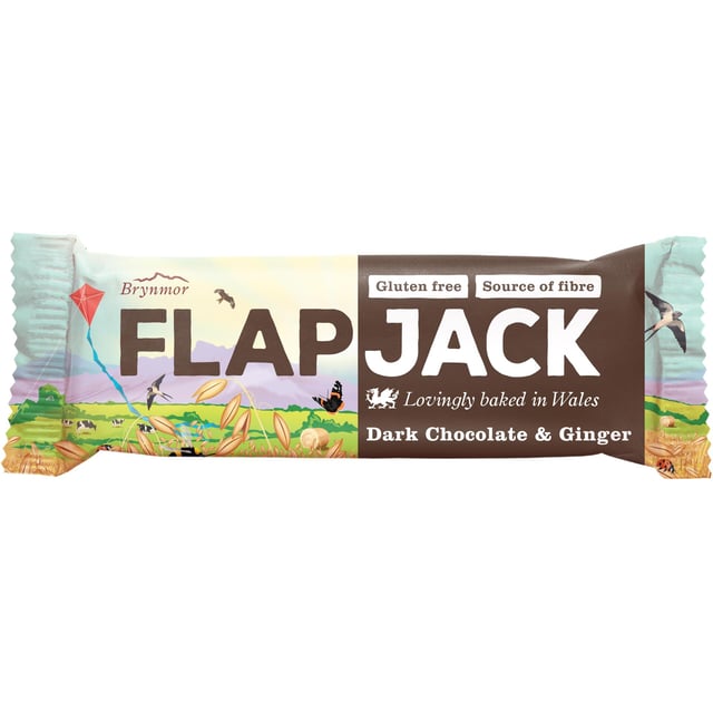 Flapjack Mörk Choklad & Ingefära 80 g