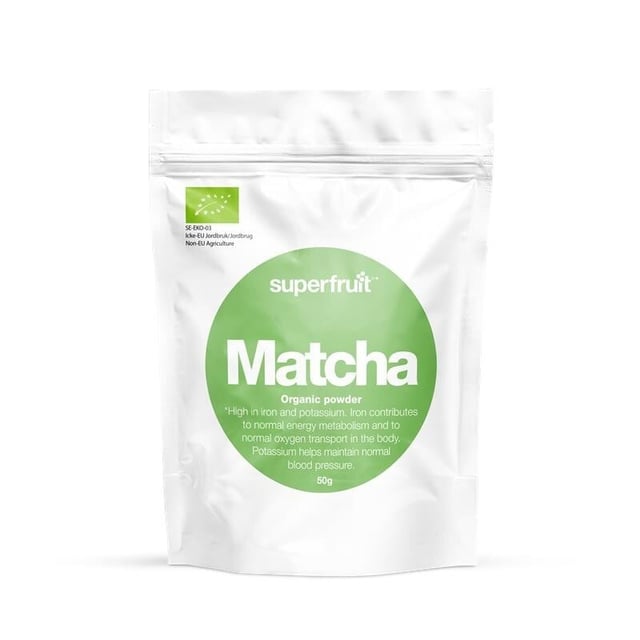 Superfruit Foods Matcha Pulver EKO 50g
