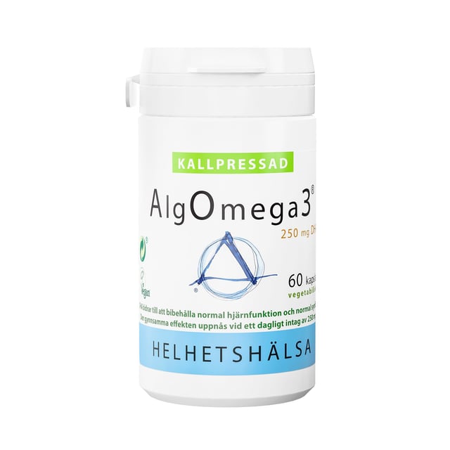 Helhetshälsa AlgOmega3 Kallpressad 60 kapslar