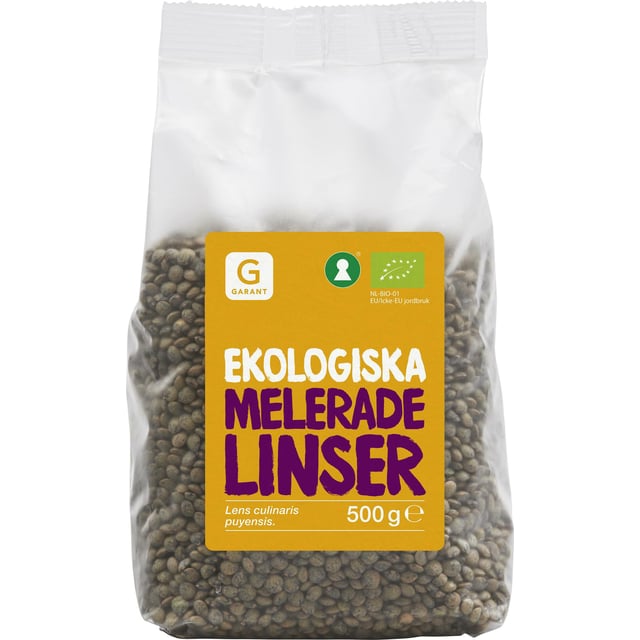 Garant Ekologiska Melerade Linser 500g