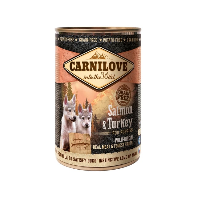Carnilove Wild Meat Salmon & Turkey for Puppies 400 g