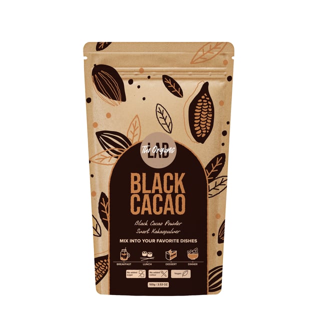 The Organic Labs Svart Kakaopulver 100 g