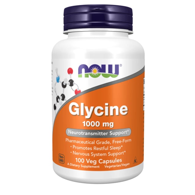 NOW Glycine 1000mg 100 kapslar