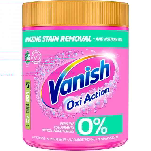 Vanish 0% Fläckborttagningspulver 440 g