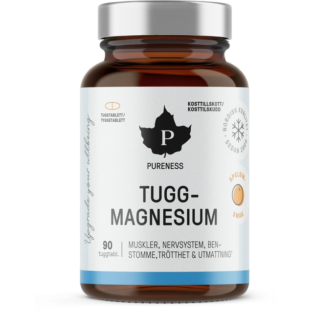 Pureness Tuggmagnesium - 90 tabletter