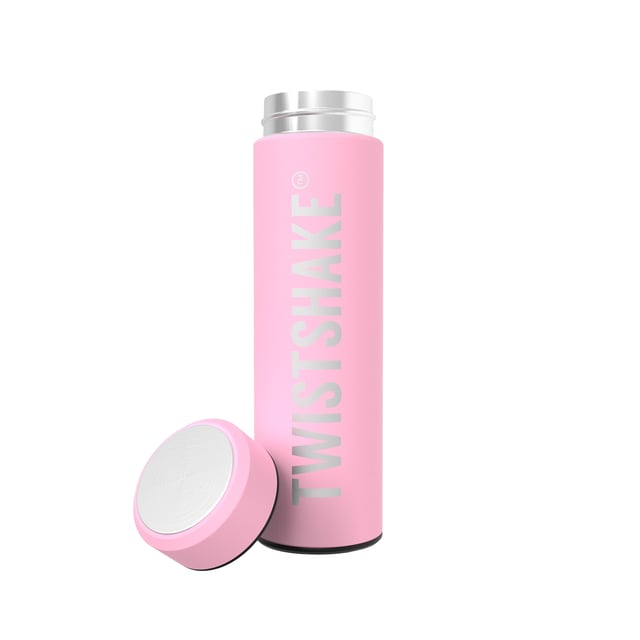 Twistshake Hot or Cold Flaska Pastell Babyrosa 420ml