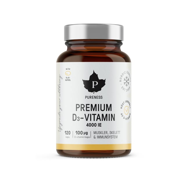 Pureness Premium D-vitamin 120 kapslar