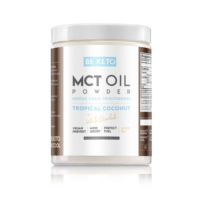 BeKeto MCT Oil Powder Coconut & White Chocolate 300 g
