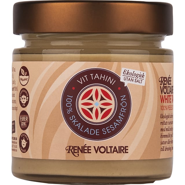 Renée Voltaire Vit Tahini - 100% skalade sesamfrön 220 g EKO