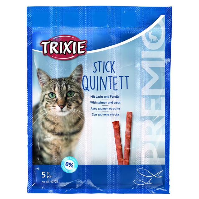 Trixie PREMIO Stick Quintett Lax & Öring 5-pack