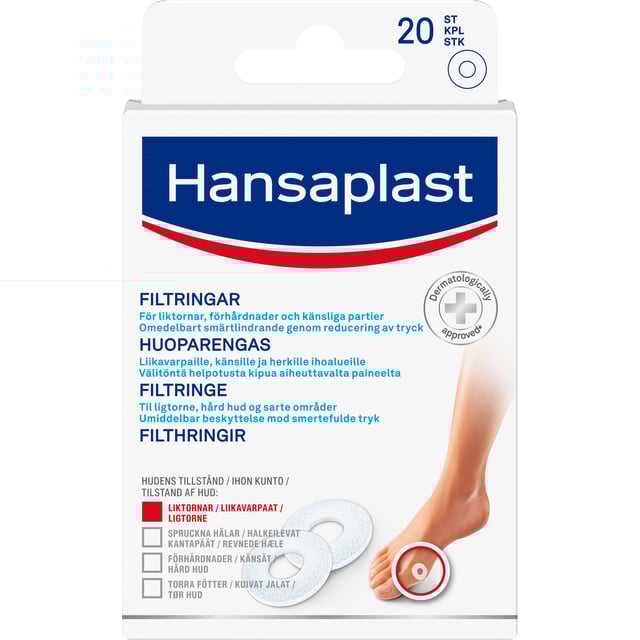 Hansaplast Filtringar small 20 st