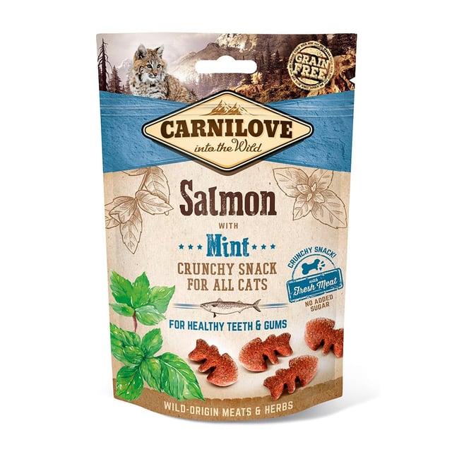 Carnilove Cat Crunchy Snack Salmon with Mint 50 g