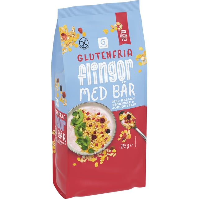 Garant Glutenfria Flingor Med Bär 275 g