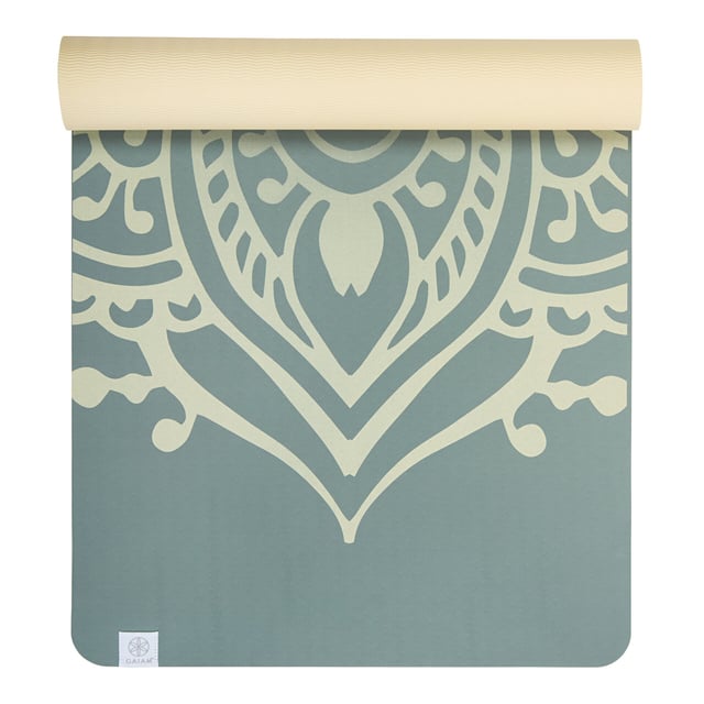 Gaiam Tpe Iceberg Sundial Layers Yoga Mat Printed 6mm