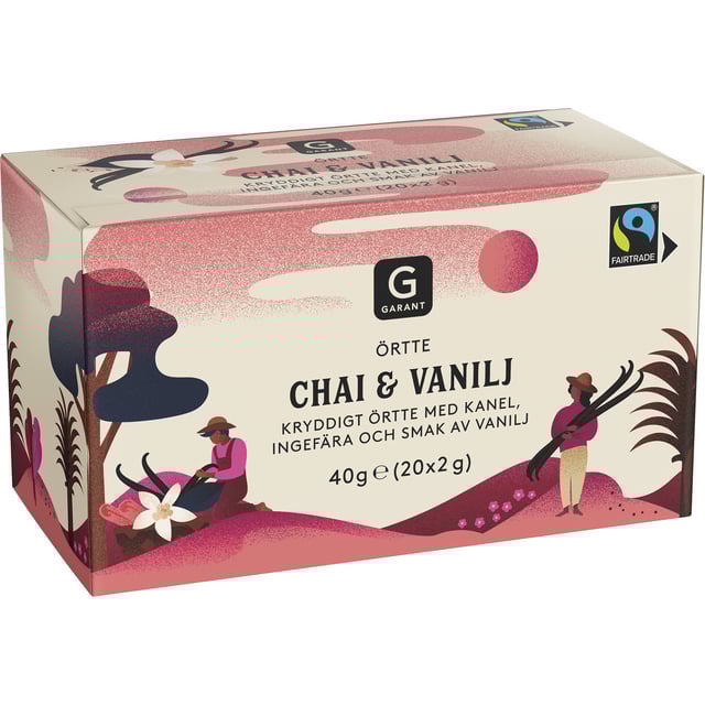 Garant Örte Chai & Vanilj 20 tepåsar