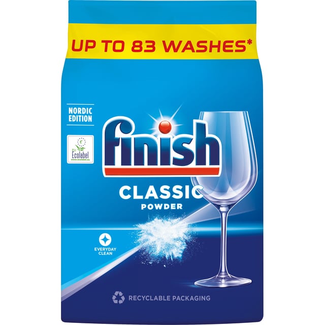 Finish Classic Power Powder Maskindiskpulver 1,5 kg
