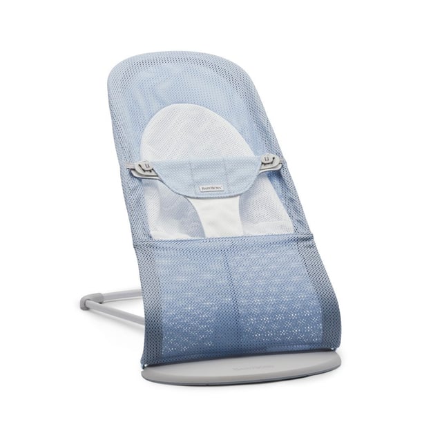 BabyBjörn Babysitter Balance Soft Mesh Himmelsblå/Vit