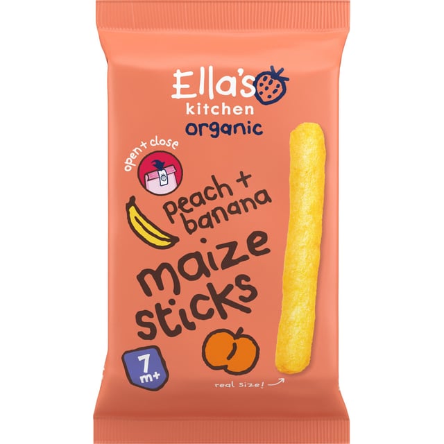 Ella's Kitchen Majspinnar Persika+Banan 16g