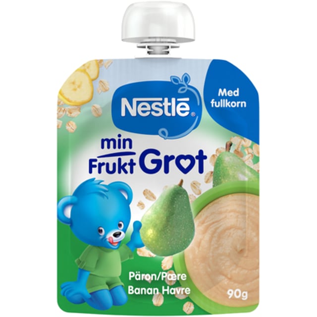 Nestlé Min Frukt Gröt Päron & Banan 6 månader 90 g