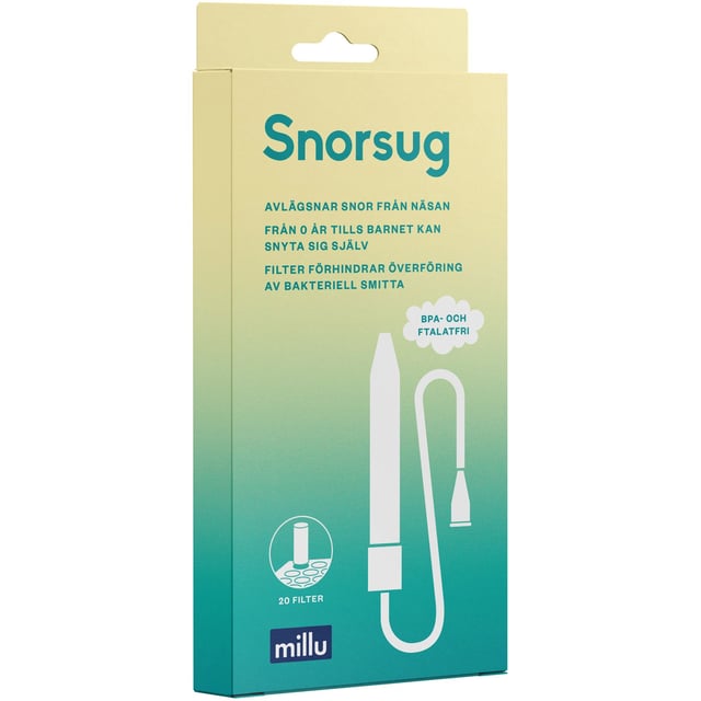 Millu Snorsug och 20 st filter