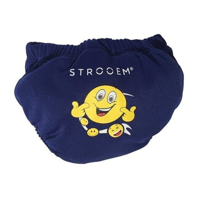 Strooem Nappy Smiley Racer Navy one size 3-24 mån