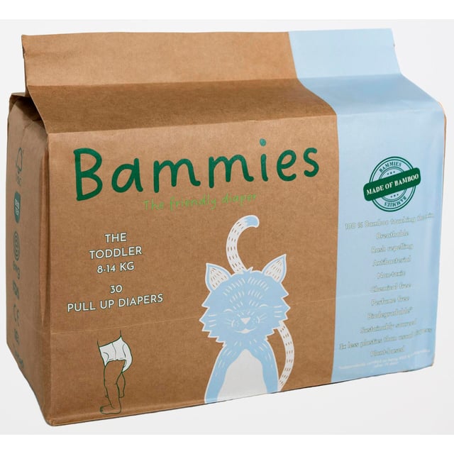 Bammies Bambublöjor Byxblöjor The Toddler 8 - 14 kg 30 st