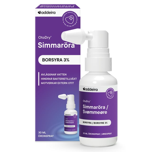 addeira OtoDry Spray mot simmaröra 30 ml
