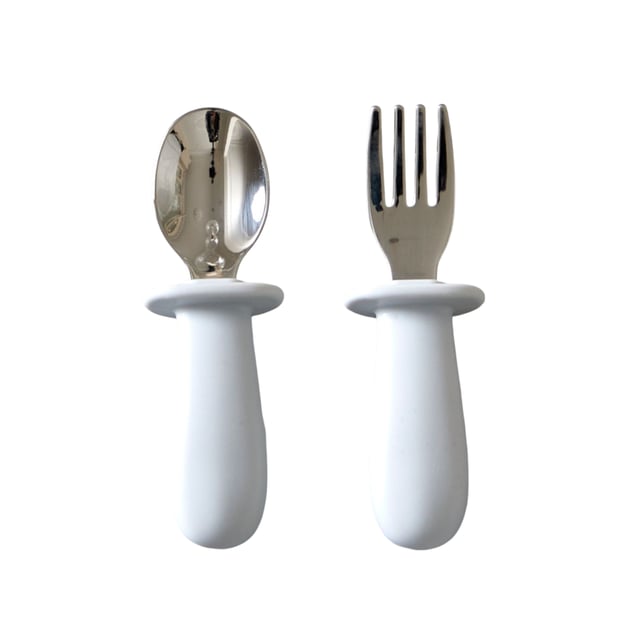 Jack o Juno Baby Cutlery Set Glacier Grey 1 st