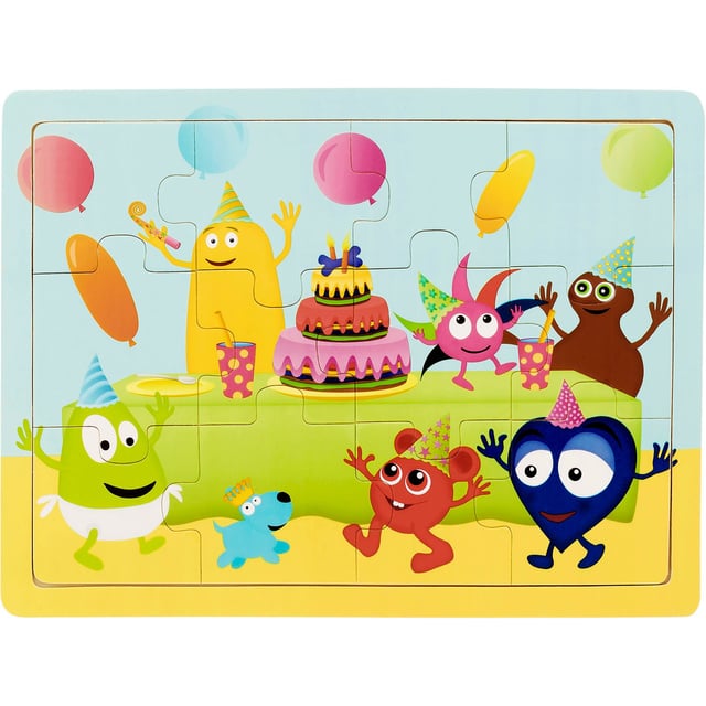 Babblarna Pussel Babblarna på Kalas 12 Bitar 3-6 år