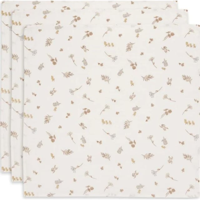 Jollein Muslinfilt 70x70cm Riverside 3-pack