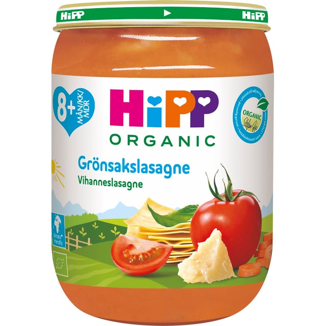 Hipp Grönsakslasagne 8+ månader 190g