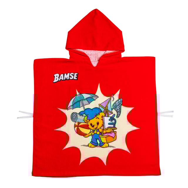 Swimpy Bamse Badponcho Stranden